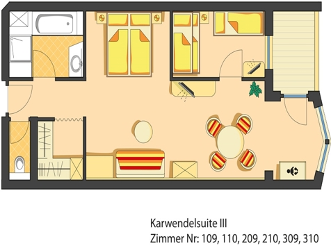Karwendel Suite - für 2 Erw. und 1 - 3 Kinder-5