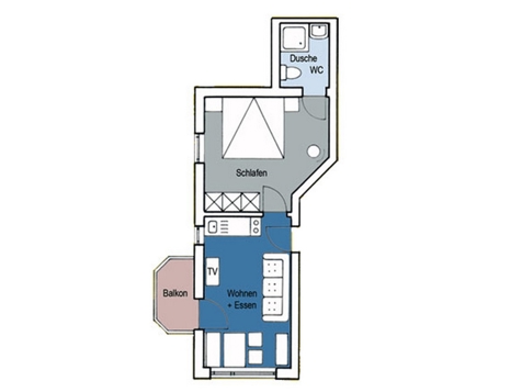 2 Zimmer App. "Stullerblick" image 3