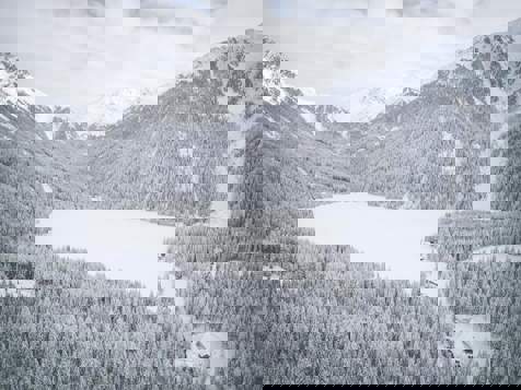 Antholzer See im Winter