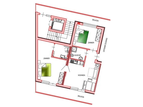 Apartment SUPERIOR (4 - 6 Personen) - 70 - 80 m²-23