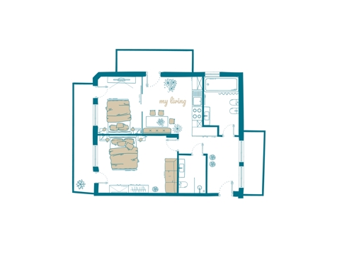 Apartment "my living" image 19