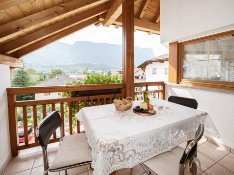 Apartment n° 3 ~ view to the Mendel mountain image 1