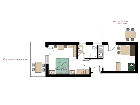 Appartement RASCHÖTZ (2 Räume ca. 32 m²)-6