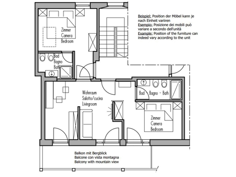 Apartment SUPERIOR (4 - 6 Personen) - 70 - 80 m²-70