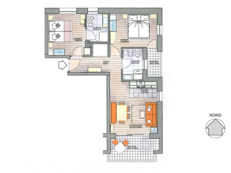 Apartment Superior mit Loggia, für 4 Personen image 4