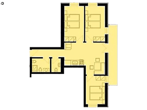 Apartment type D image 1