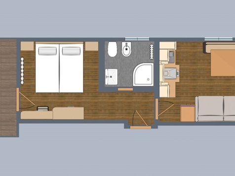 Apartment with balcony 30m²  image 4