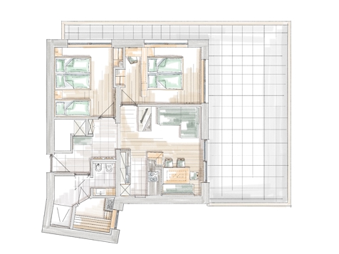 Appartament "Panorama" im Chalet Frieda in Spinges image 14