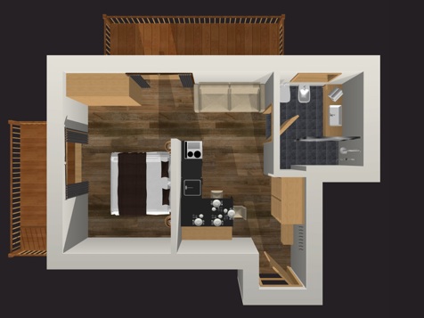 Appartement Kronplatz 36 m² image 5