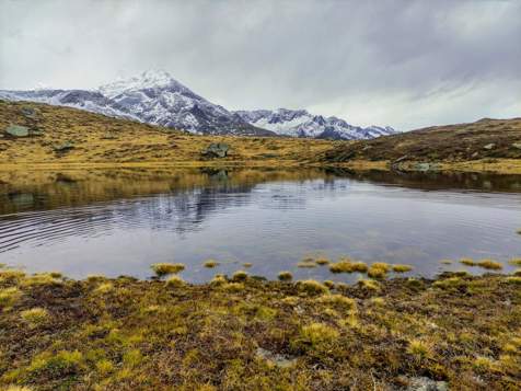 Autumn lake in Ahrntal