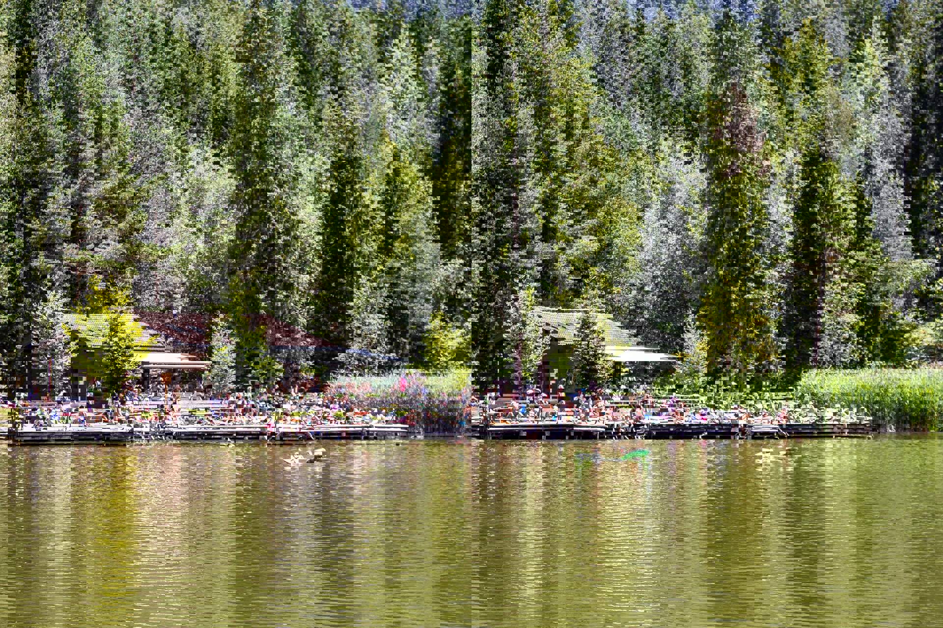 Badesee im Schlerngebiet Badesee im Schlerngebiet