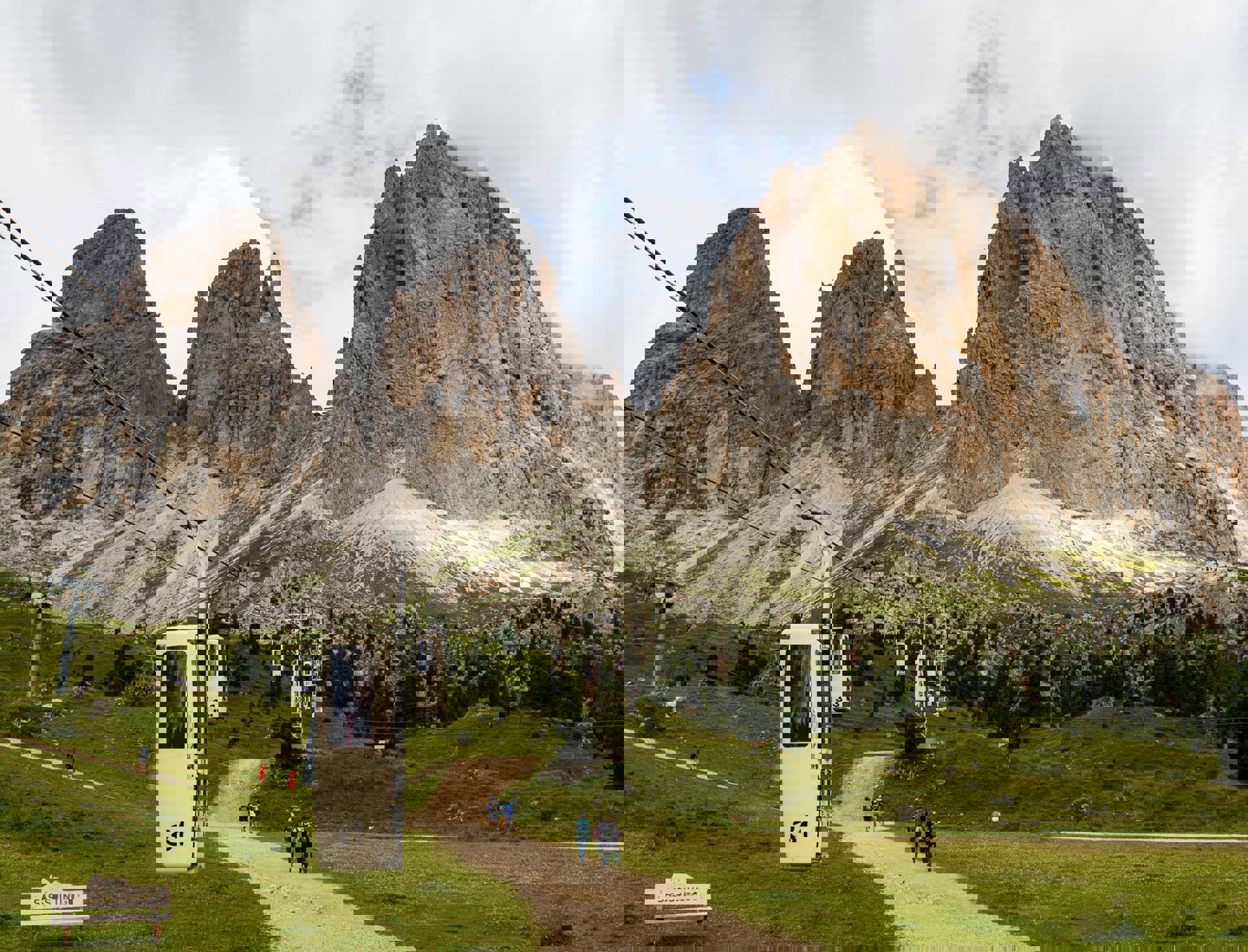 Bidonvia Forcella Sassolungo Bidonvia Forcella Sassolungo