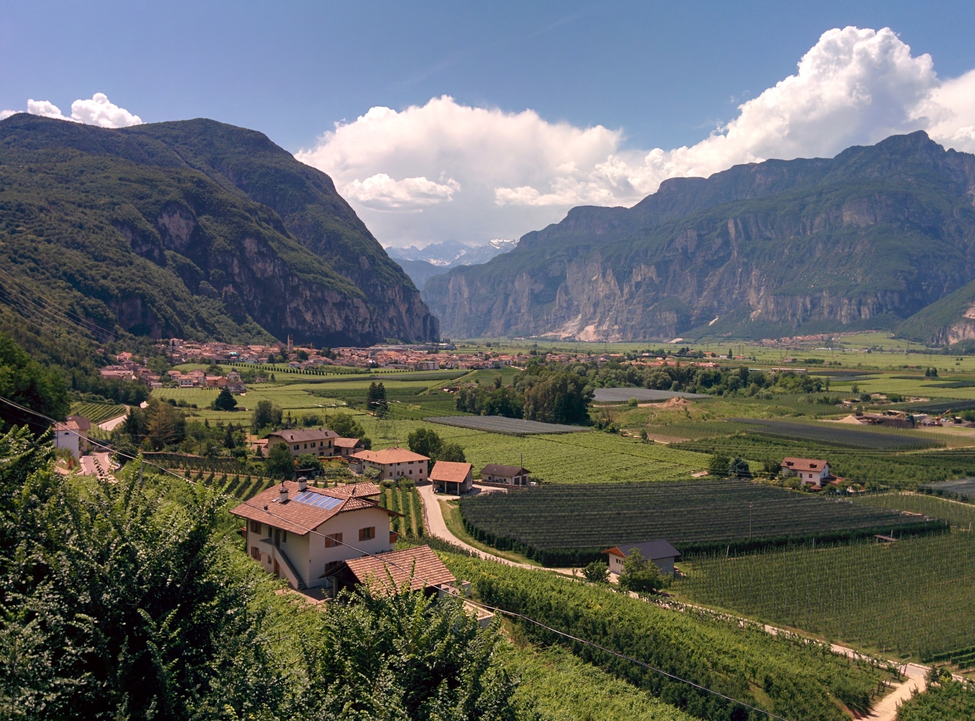 Blick auf Salurn Blick auf Salurn