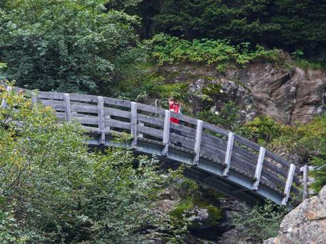 Burkhardklamm gorge in Maiern