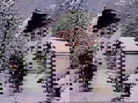 Casa dei pittori in inverno