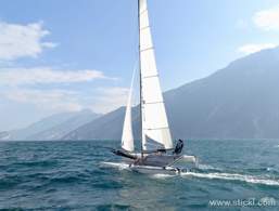 Catamarano al Lago di Garda