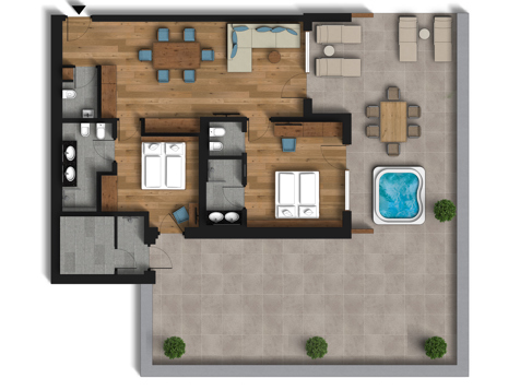 Chalet Mountain mit Whirlpool image 11
