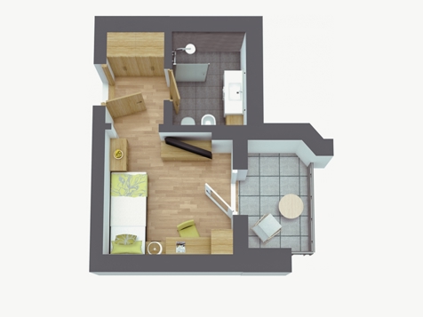 Comfort Einzelzimmer Residence-4