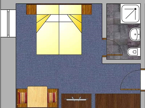 Comfort room plus (18-22m²) image 1