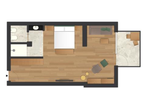 Comfort room with 2 extra beds image 1