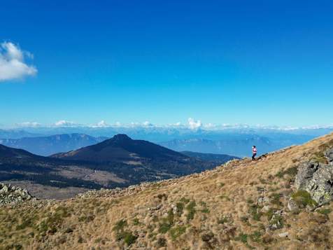 Corsa di montagna sulla Pala di Santa