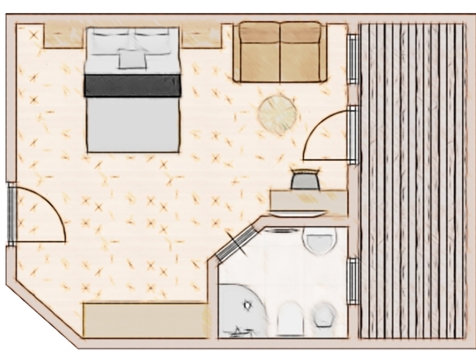 Doppelzimmer Haupthaus image 9