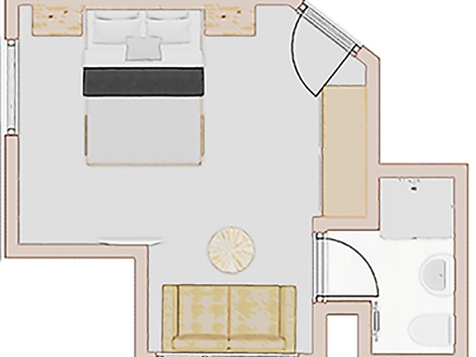 Doppelzimmer Haupthaus ohne Balkon image 6