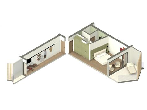 Doppelzimmer Weinberg im 1. Stock - 30 m² image 2