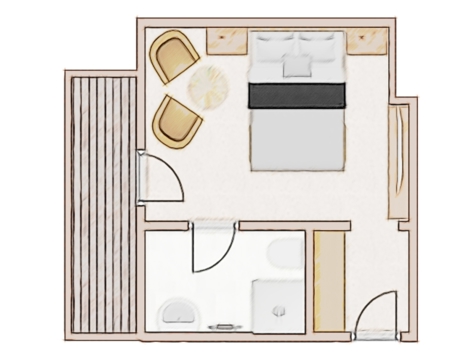 Double room for single use dependance image 4