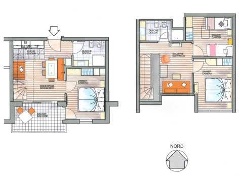 Duplex-Apartment Typ B für 6 Personen image 10