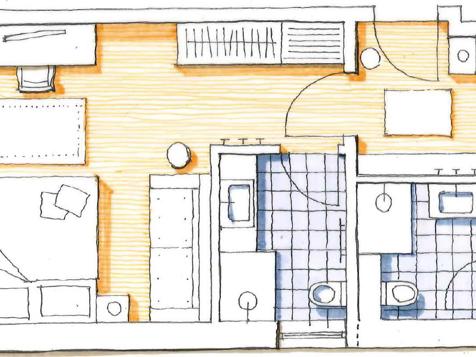 Family-Suite ca. 40 m2 image 16