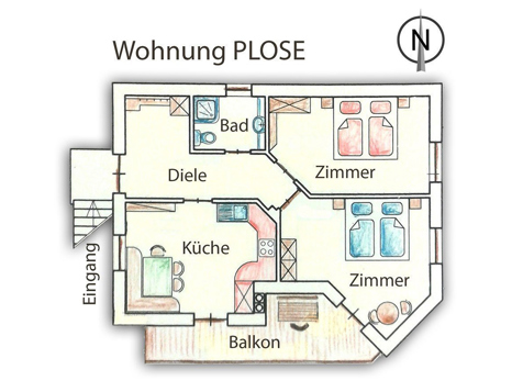 Ferienwohnung Plose image 10