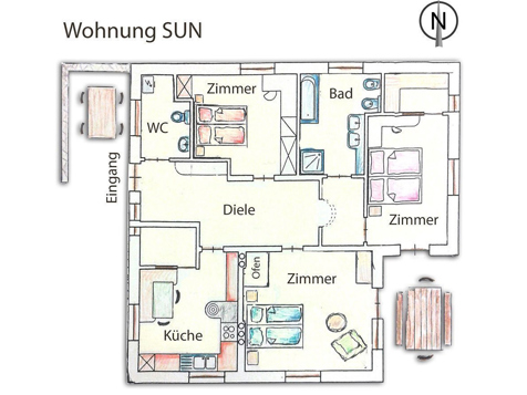 Ferienwohnung Sun image 11
