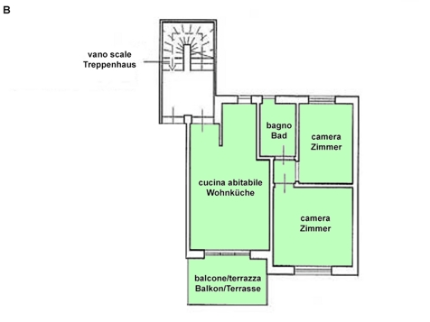 Ferienwohnung Typ B mit 2 Schlafzimmer image 1
