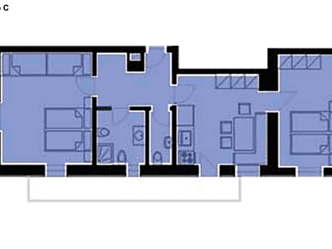 Ferienwohnung Typ C mit 2 Schlafzimmer + 2 Bäder image 1