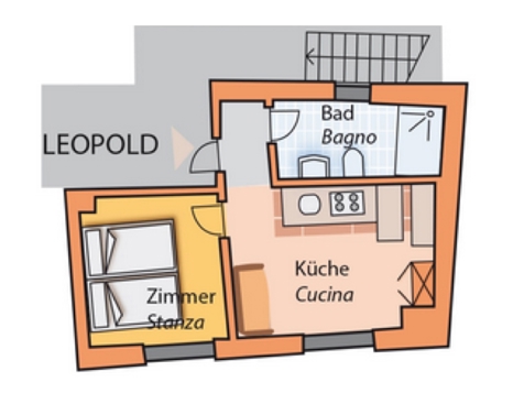 Ferienwohnungen Mini - Appartement Leopold image 1