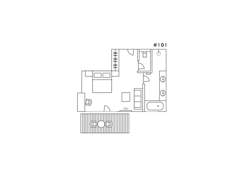 Flower meadow double room-6