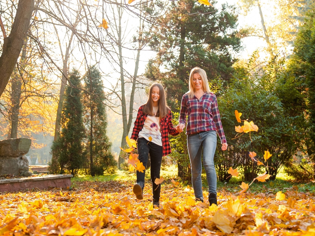 image: Golden leaves