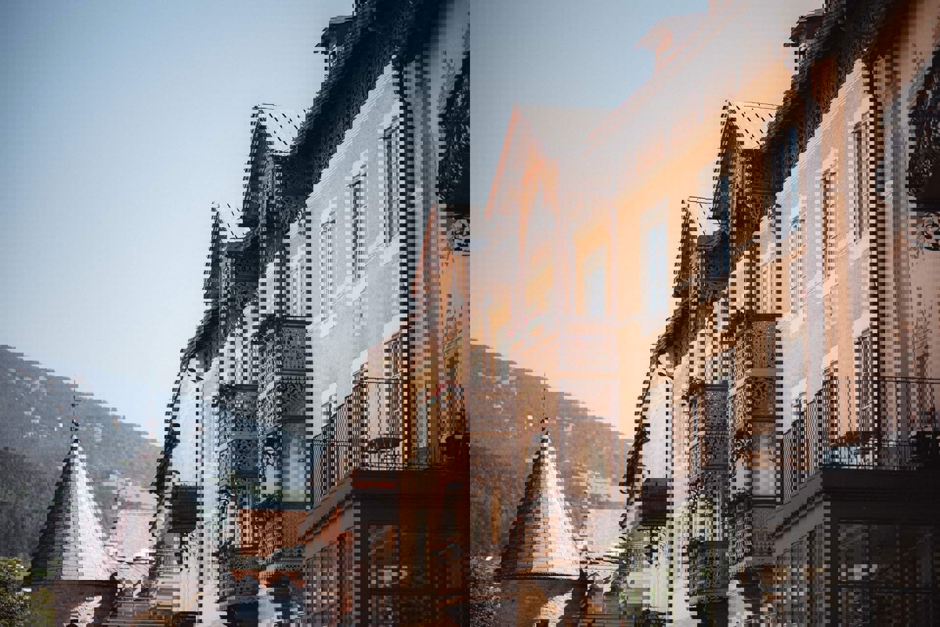 Graben in Bruneck - Hotels & historic buildings Graben in Bruneck - Hotels & historic buildings