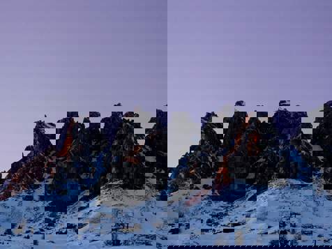 Gruppo del Cir a Passo Gardena