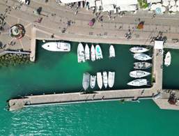 Harbour in Limone sul Garda