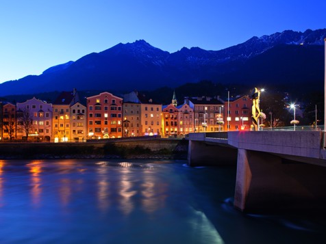 Innsbruck di notte
