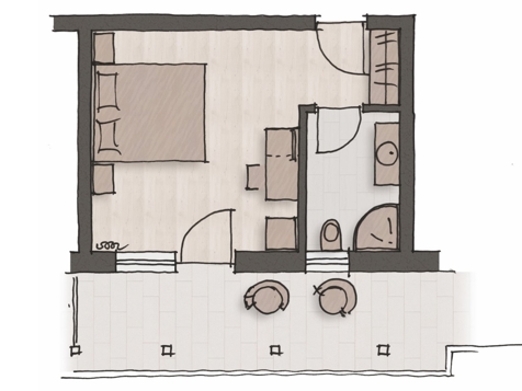 Komfort Doppelbettzimmer "Pinot Bianco"-5
