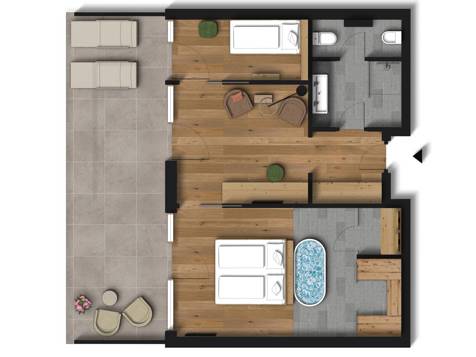 Luxury Suite with terrace Monte Cembro image 9