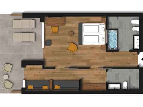 Luxury Terrace Suite Larix image 6