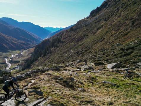 Mountain biking in Kasern