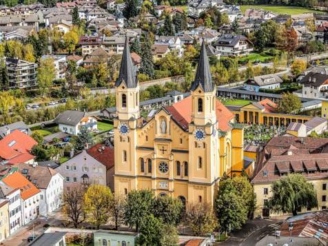 Parish church in Bruneck