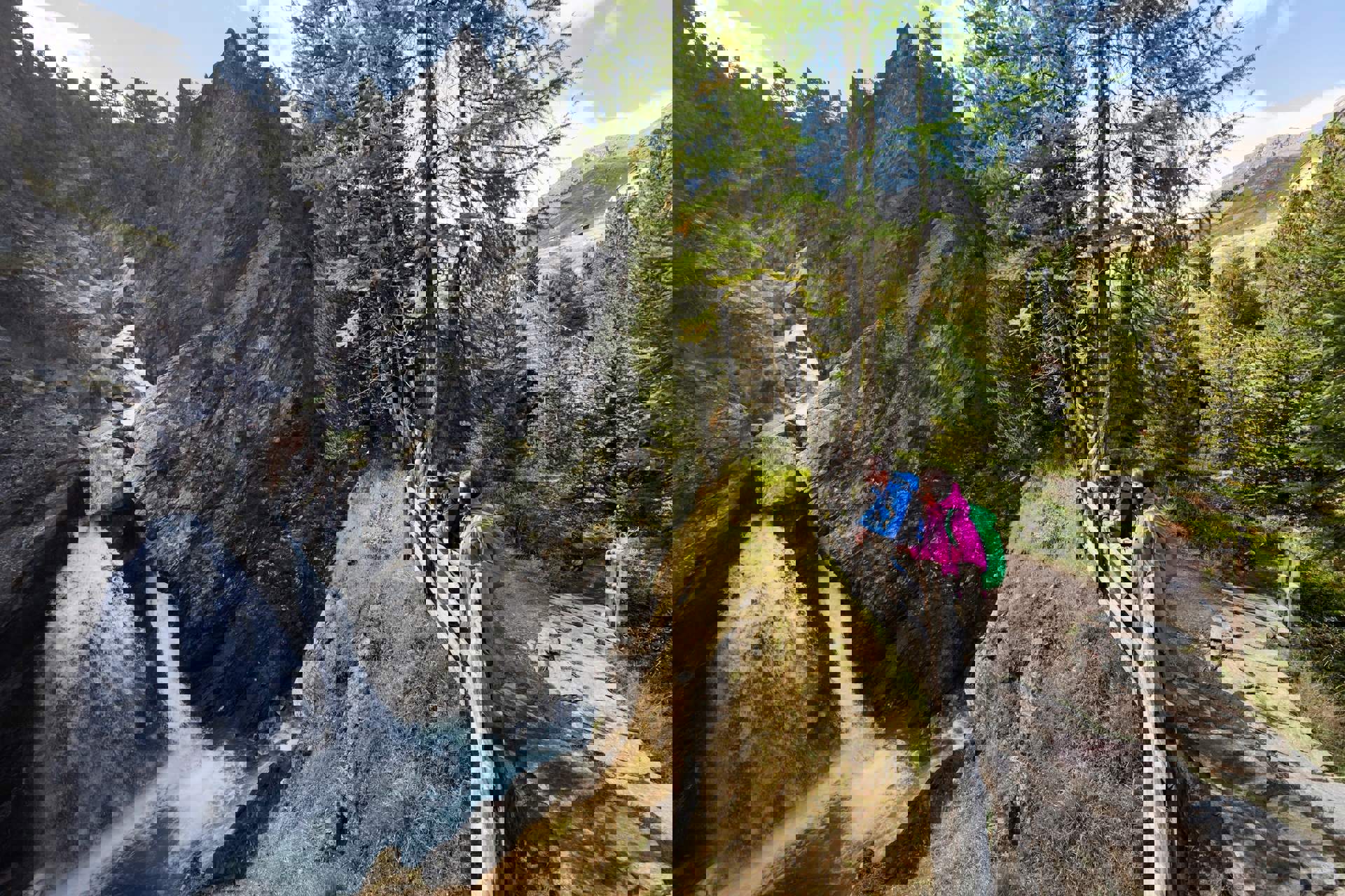 Plimaschlucht - Schluchtenweg Plimaschlucht - Schluchtenweg