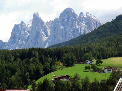 Puez Geisler Nature Park in the Dolomites