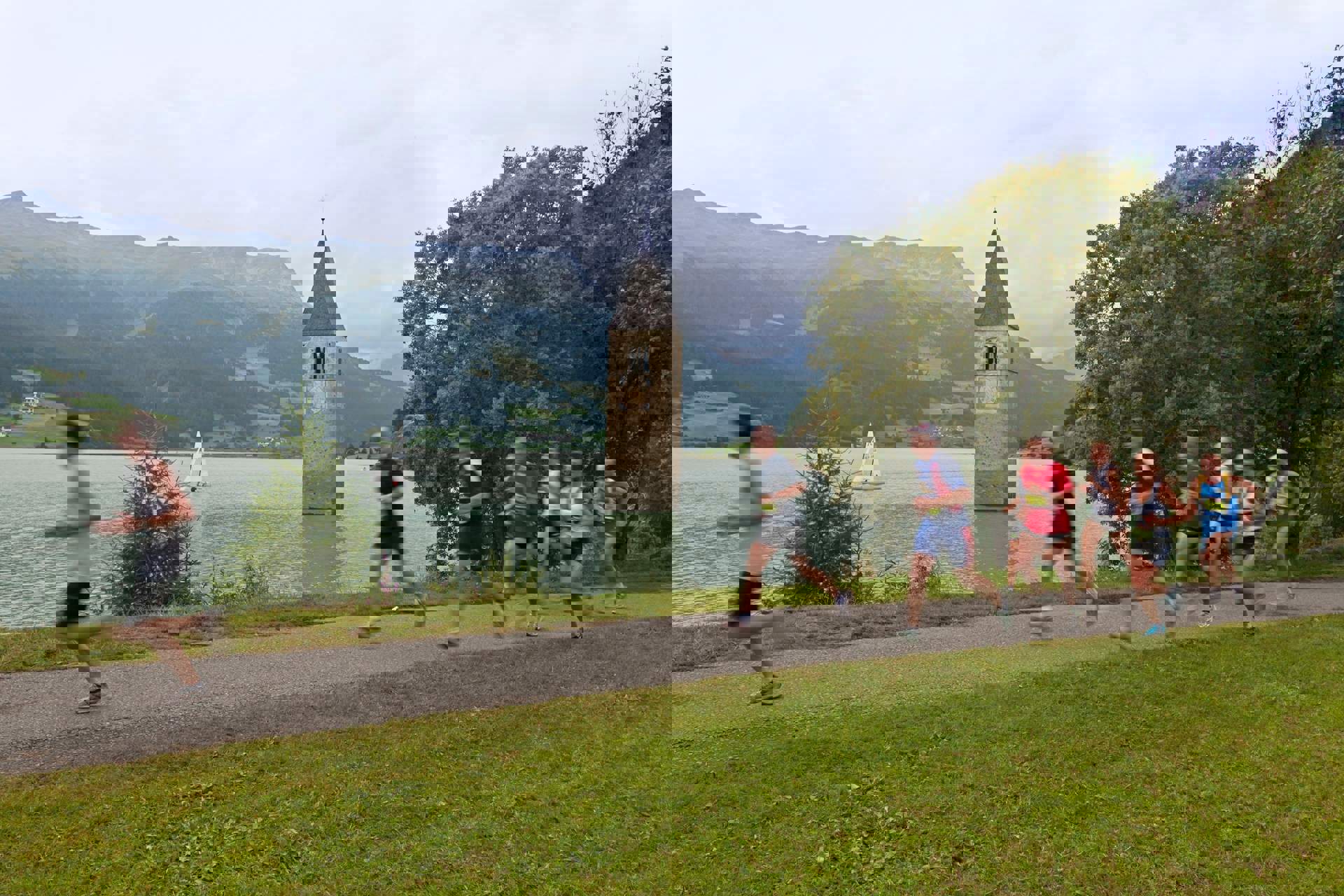 "Reschenseelauf" run in Graun "Reschenseelauf" run in Graun